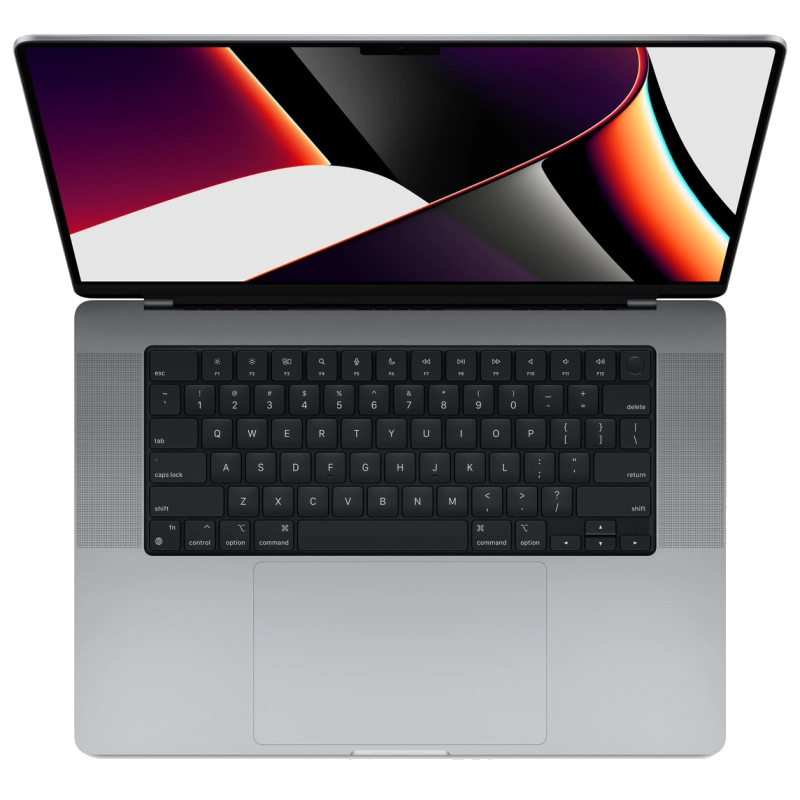 Macbook Pro 16" - Apple M1 Pro 10-core 2,1GHz - 16GB Ram - SSD 512GB - 2021 - Space Gray - Nederlands toetsenbord