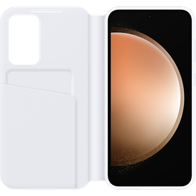 Samsung Galaxy S23 FE - Smart View Wallet Case - White - EF-ZS711CWEGWW