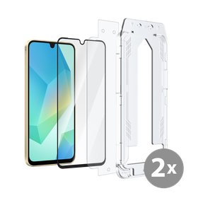 Samsung Galaxy A16 / A17 - Tempered Glass Screenprotector with Applicator - 2 Pack