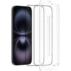 iPhone 16 - Tempered Glass Screenprotector with Applicator - 2 Pack