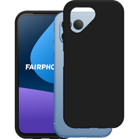 KickLite Case - Fairphone 5 - Soft TPU Back Cover - Black