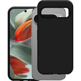 KickLite Case - Google Pixel 9 / 9 Pro - Soft TPU Back Cover - Black