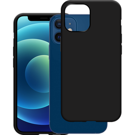 KickLite Case - iPhone 12 / 12 Pro - Soft TPU Back Cover - Black