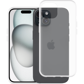 KickLite Case - iPhone 15 - Soft TPU Back Cover - Clear