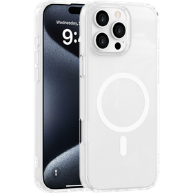 Kick Case - iPhone 16 Pro Max - TPU Back Cover - (compatible with MagSafe) - Clear