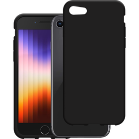KickLite Case - iPhone SE (2022/2020) / 8 / 7 - Soft TPU Back Cover - Black