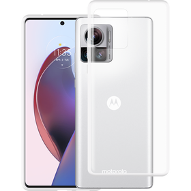 KickLite Case - Motorola Edge 30 Ultra - Soft TPU Back Cover - Clear