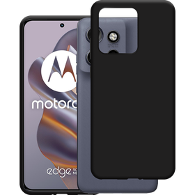 KickLite Case - Motorola Edge 50 Neo - Soft TPU Back Cover - Black