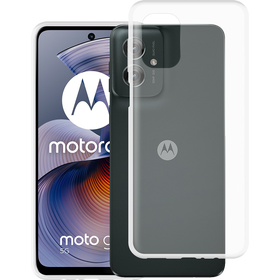 KickLite Case - Motorola Moto G55 - Soft TPU Back Cover - Clear