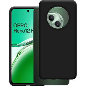 KickLite Case - Oppo Reno12 F (5G) - Soft TPU Back Cover - Black
