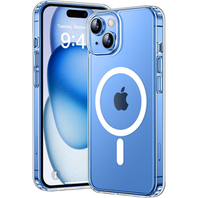 Kick Case - iPhone 15 Plus - TPU Back Cover - (compatible with MagSafe) - Clear