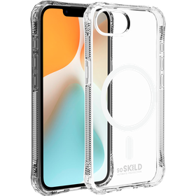 SoSkild iPhone 17e / 16e Absorb Impact Case - Magnetic Ring - Clear