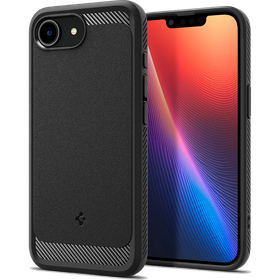 Spigen Case iPhone 17e / 16e - Rugged Armor MagFit - Black