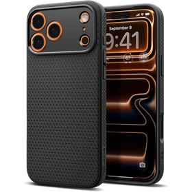 Spigen Case iPhone 17 Pro Max - Liquid Air - Black