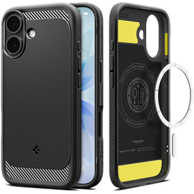 Spigen Case iPhone 17 - Rugged Armor MagFit - Black