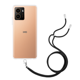 Lanyard Case - HMD Pulse+ - Soft TPU Protective Cover with Necklace - Clear