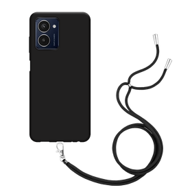 Lanyard Case - HMD Pulse Pro - Soft TPU Protective Cover with Necklace - Black