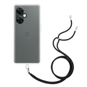 Lanyard Case - OnePlus Nord CE 3 Lite (5G) - Soft TPU Protective Cover with Necklace - Clear