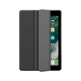 iPad 9.7 2017 (5th Gen)/iPad 2018 (6th Gen) - TriFold Smart Book Case - Black
