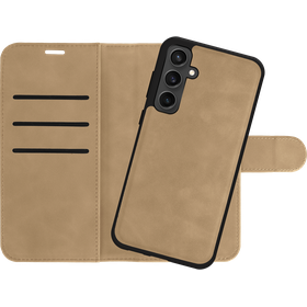 PrimeWallet SnapOn Case - Samsung Galaxy A35 - Detachable PU leather Wallet Case - Taupe