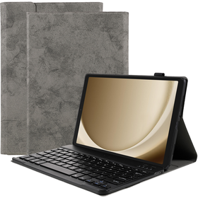 Samsung Galaxy Tab A9 - Premium Bluetooth Keyboard Cover Qwerty - Vintage Grey