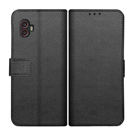 Classic Wallet Case - Samsung Galaxy Xcover 6 Pro - PU leather Book Case - Black