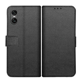 Classic Wallet Case - Sony Xperia 10 VI - PU leather Book Case - Black