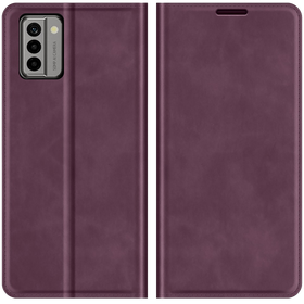 Nokia G22 - Magnetic Wallet Case - Purple
