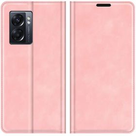 Oppo A77 - Magnetic Wallet Case - Pink
