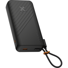 Xtorm 30W Go2 Evolution FastCharge Powerbank 20.000 mAh - Built-in Cable - Charcoal Black - XG2E30W201C