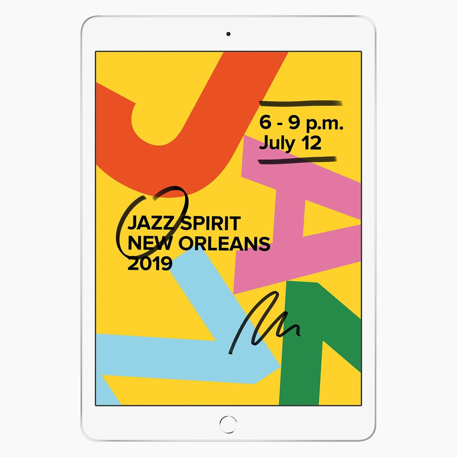 iPad 2019 32GB Silver Wifi + 4G - A-grade