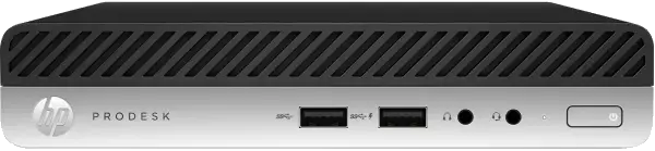 HP - Prodesk 400 G5 Mini - Intel QuadCore I3 9100T - 8GB RAM - 256GB SSD - Windows 11 Pro - Afbeelding 2