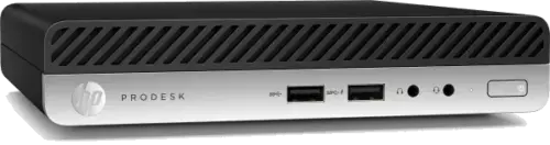 HP - Prodesk 400 G5 Mini - Intel QuadCore I3 9100T - 8GB RAM - 256GB SSD - Windows 11 Pro