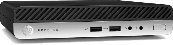 HP - Prodesk 400 G5 Mini - Intel QuadCore I3 9100T - 8GB RAM - 256GB SSD - Windows 11 Pro