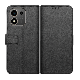 Classic Wallet Case - Honor 600 Smart - PU leather Book Case - Black
