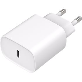 Essential 20W USB-C PD Adapter - White (bulk packed)